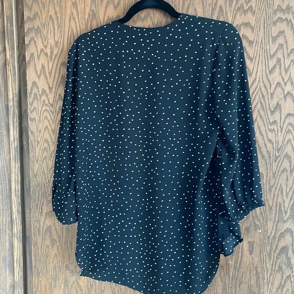 WHBM Black Blouse 2 - Picture 2 of 4